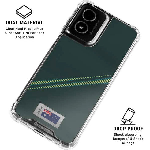 Australia Soccer Flag Moto G Power 5G (2024) Clear Case